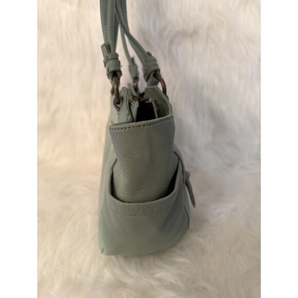 The Sak Collective Mint Kori Leather Satchel - Picture 6 of 8